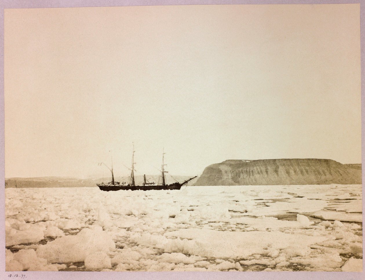 Expedição Ártica (1875-1876) do Capitão George Nares (1831-1915): H de Frederick (attr. to) Barnard