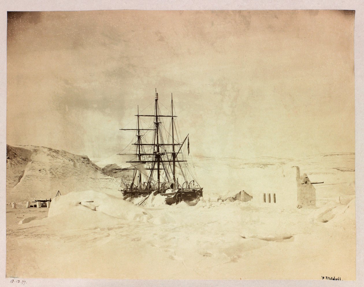 Expedição Ártica (1875-1876) do Capitão George Nares (1831-1915): H de Frederick (attr. to) Barnard