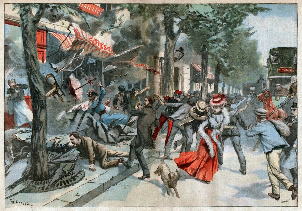 Explosão a Paris. Explosão em Paris. de John Pardon