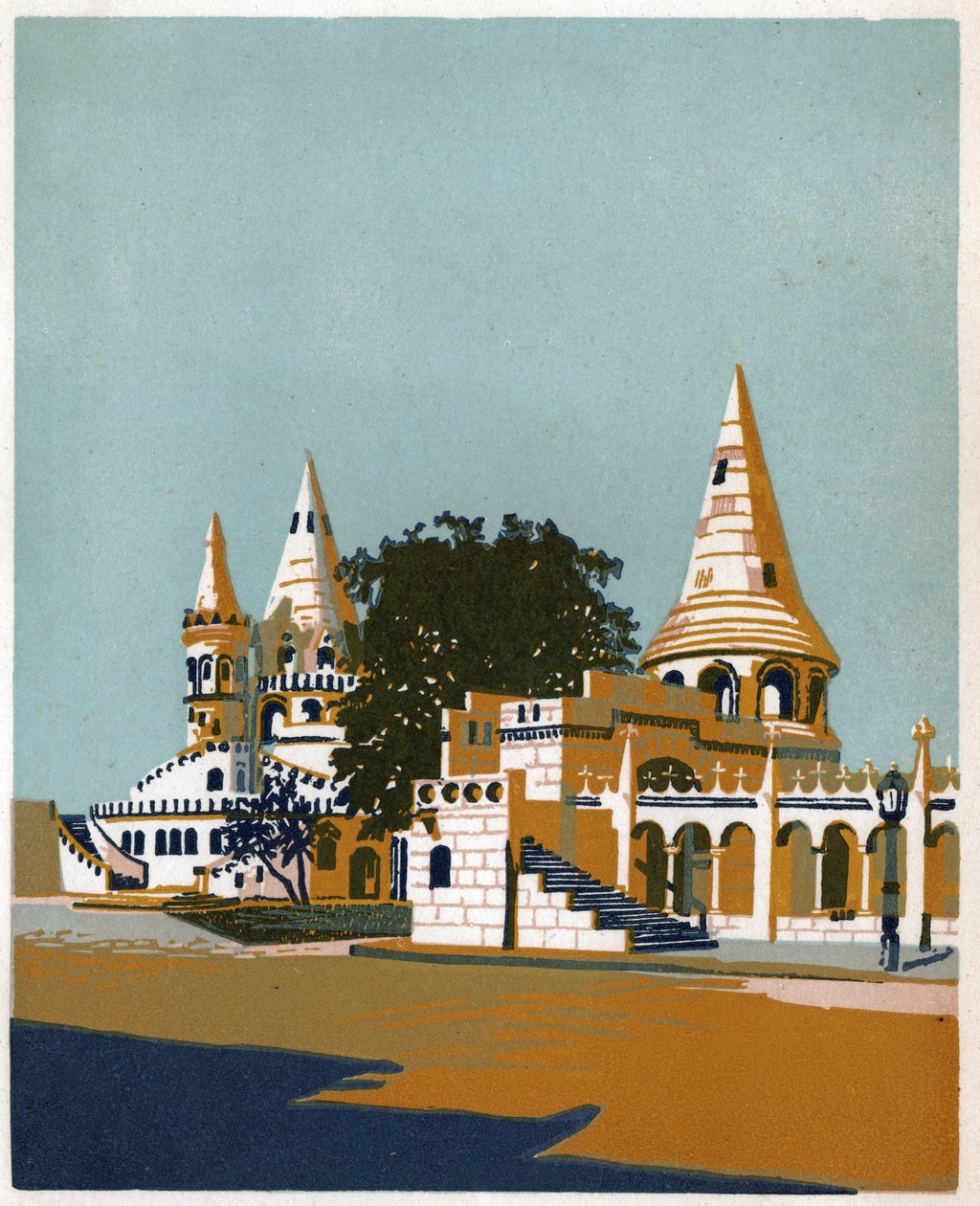 Bastião dos Pescadores, Budapeste, ca 1930 de . .