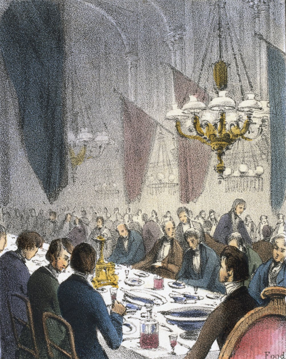 Comida", c 1845 de Frederick (attr. to) Barnard