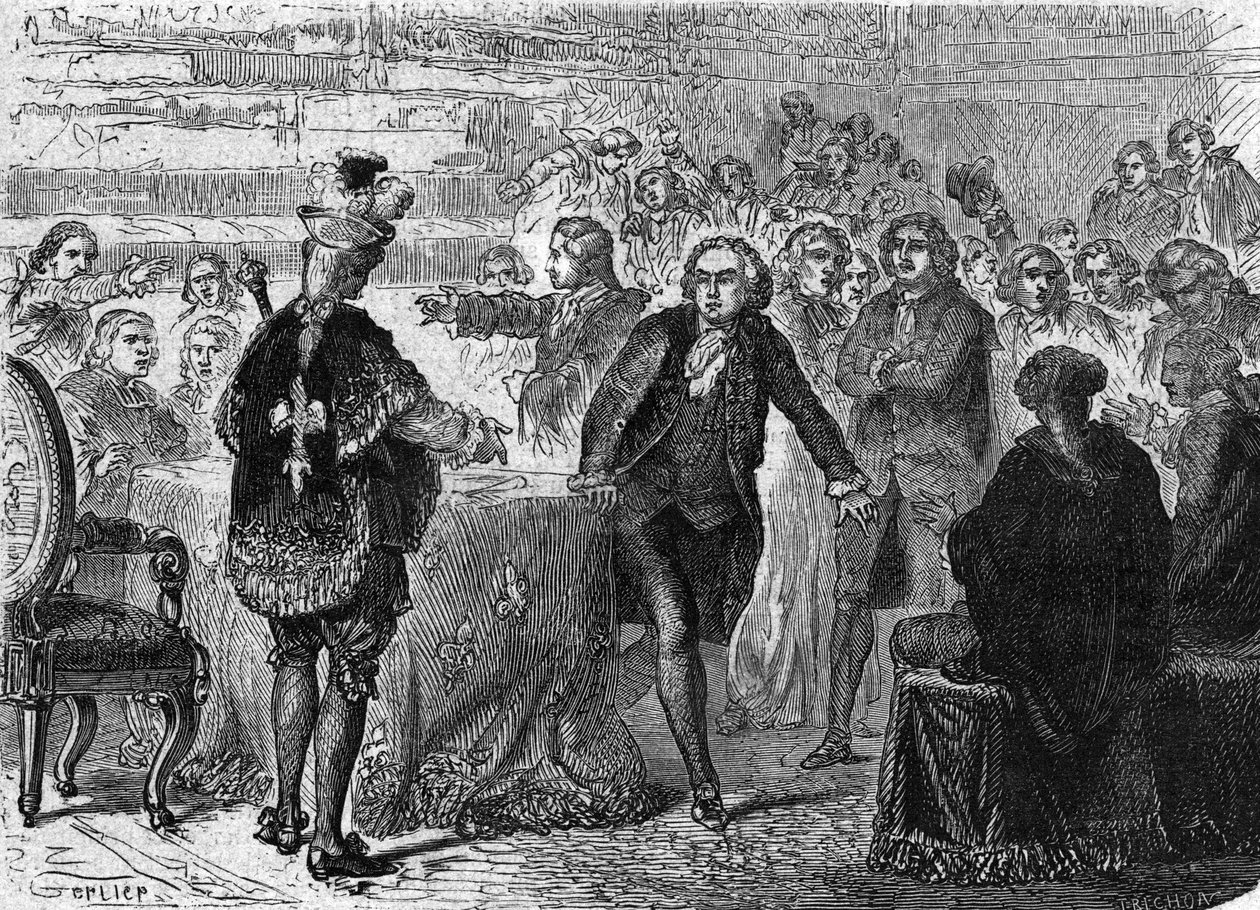 Revolução Francesa: Mirabeau em frente a Dreux-Brèze, 23 de junho de . .