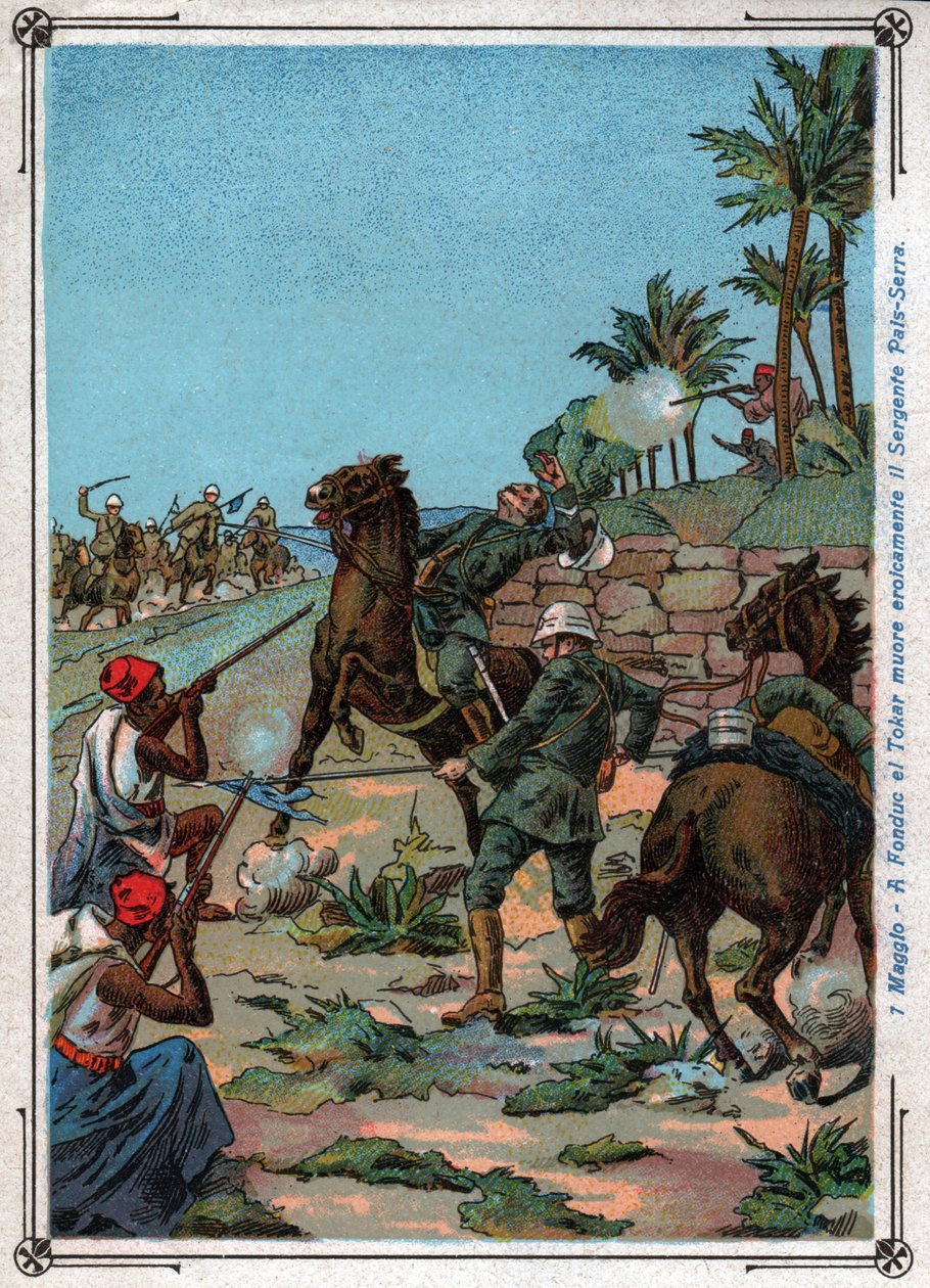Guerre italo turque. Italo guerra turca. de Ferdinand Georg Waldmuller
