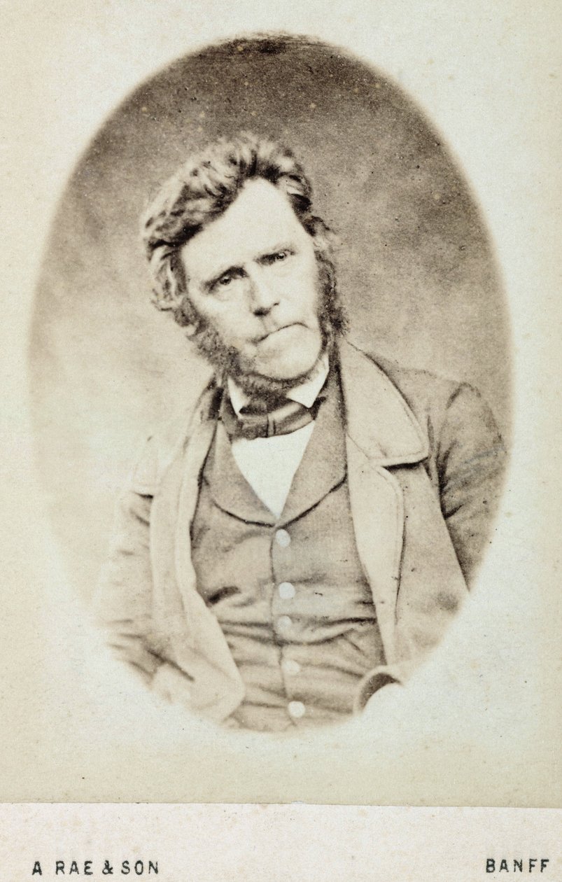 Hugh Miller, geólogo escocês, c 1850s de Ferdinand Georg Waldmuller