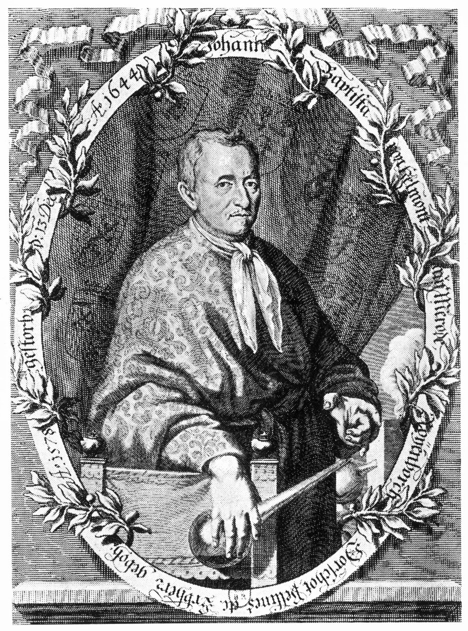 Joannes Baptiste van Helmont, farmacêutico e médico belga, c 1630s de Ferdinand Georg Waldmuller
