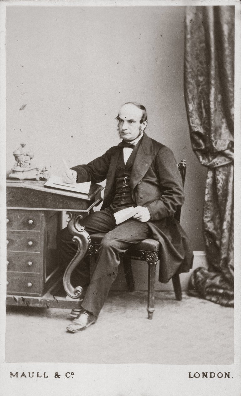 John Couch Adams, astrônomo inglês de Frederick (attr. to) Barnard