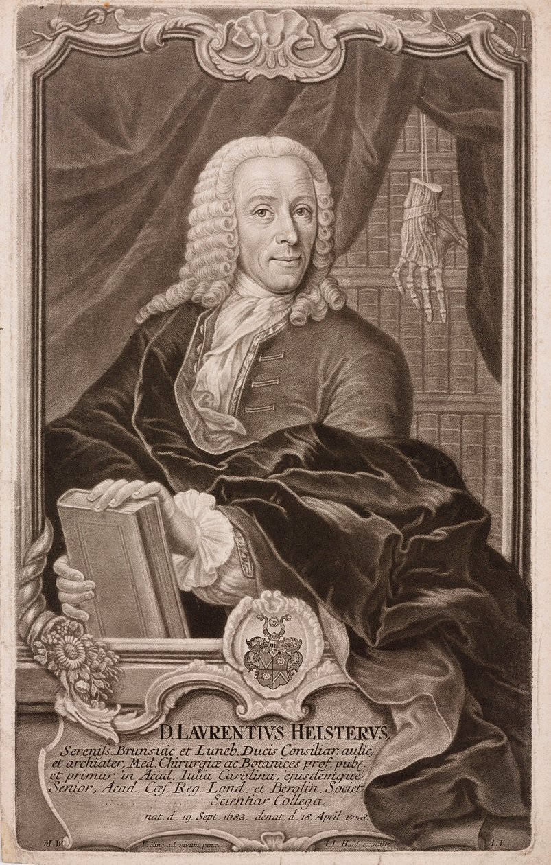 Lorenz Heister, cirurgião alemão de Henry Charles Fehr