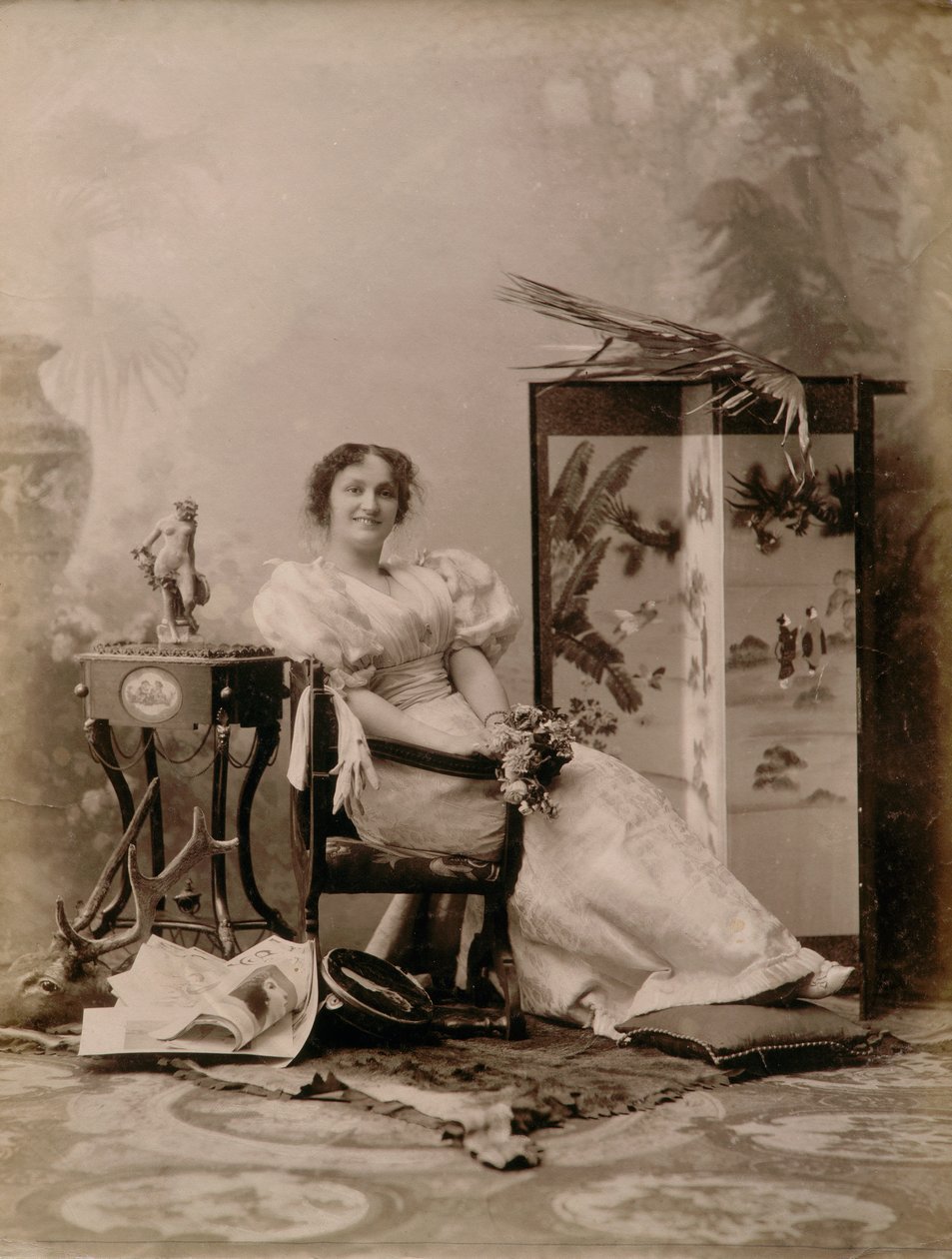 Lírica atriz tia - Atriz teatral de Henry Charles Fehr