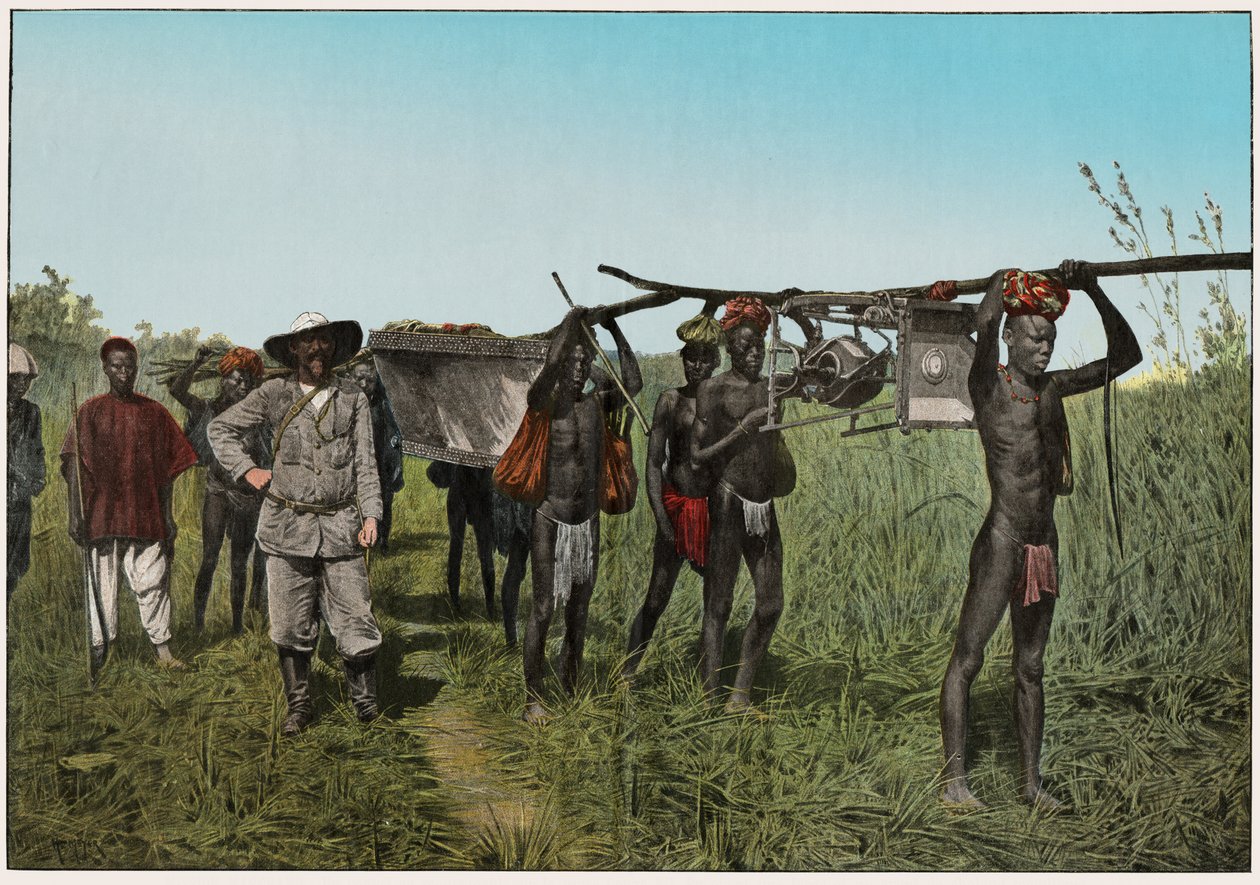 expedição de Marchand no Congo Nilo de . .