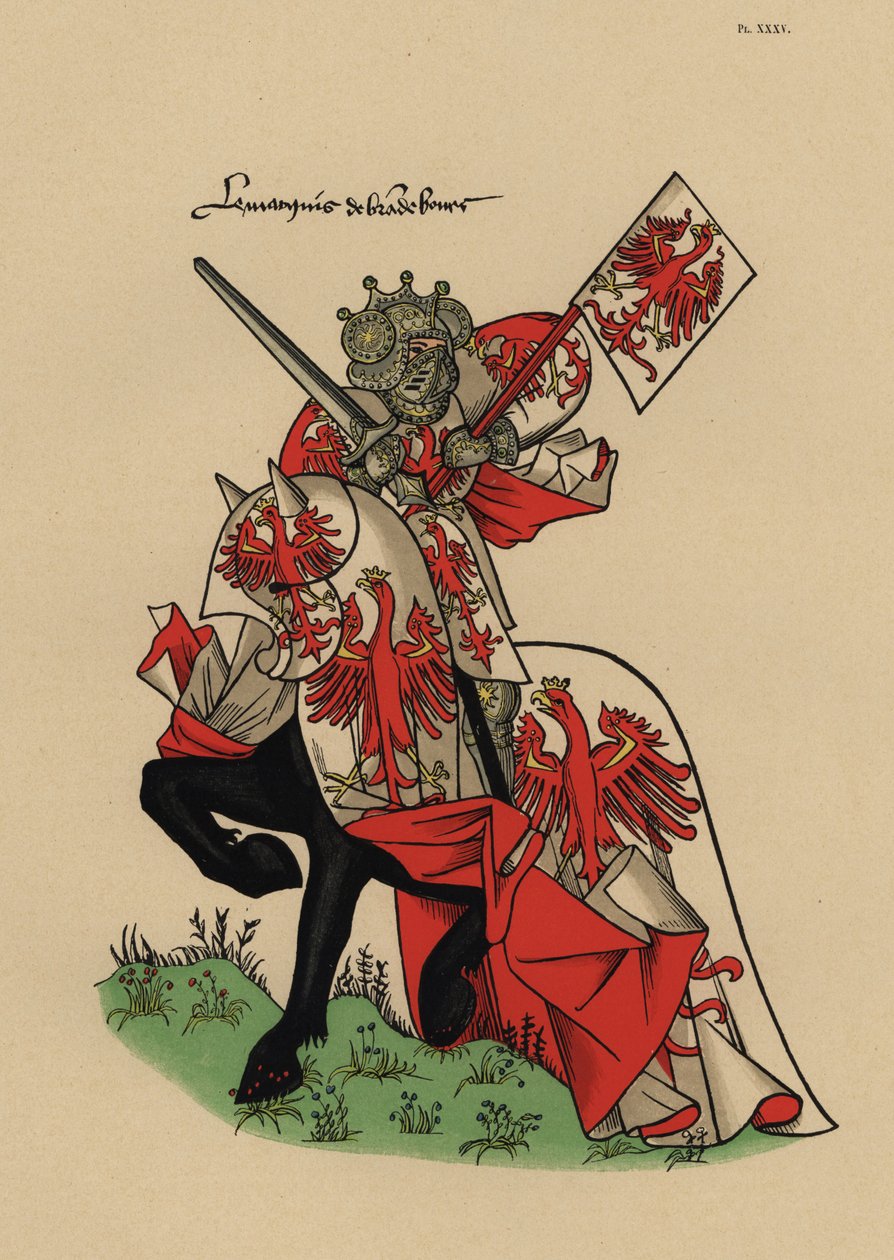 Marquês de Brandenbourg, Marquês de Brandenberg, com padrão de John Pardon