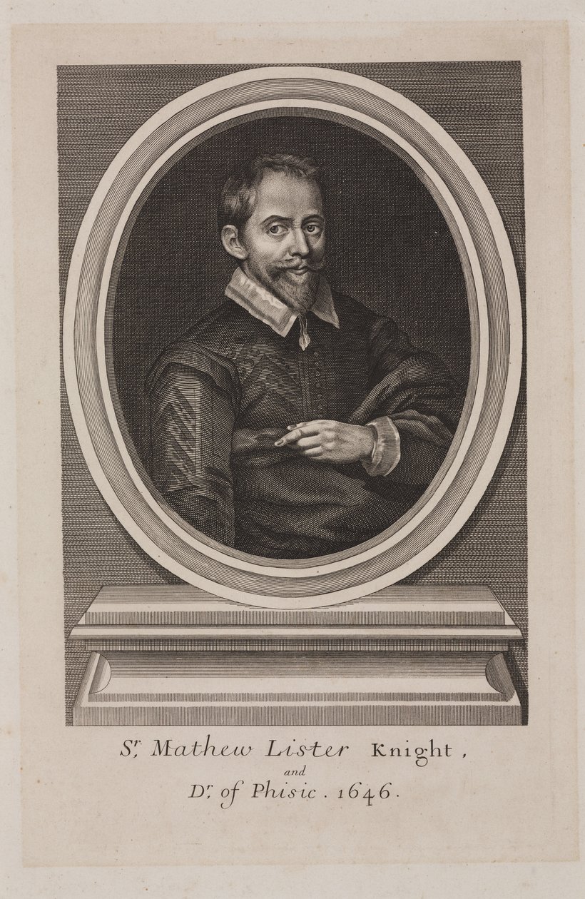 Matthew Lister, médico inglês de Frederick (attr. to) Barnard