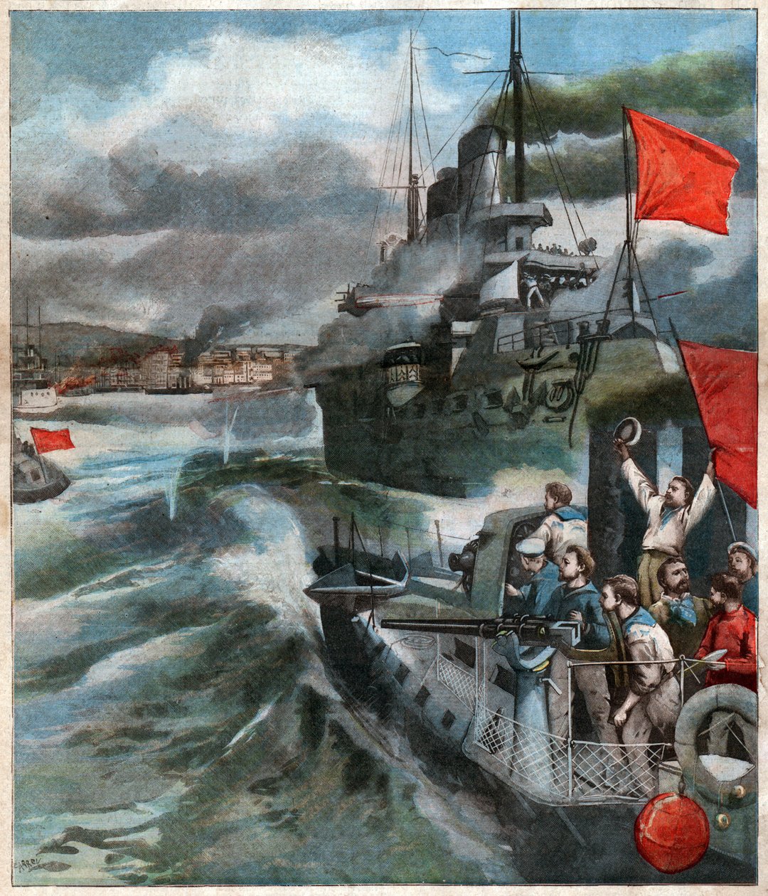 Mutinerie du Otchakov. Motim dos Otchakov. de John Pardon