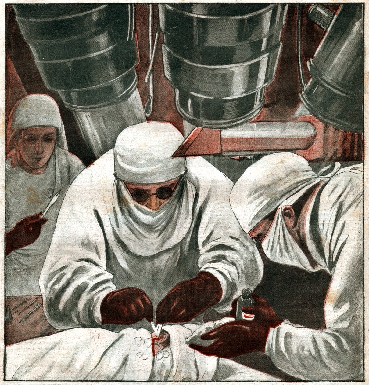 Operação de chirurgie filmee. Cirurgia transmitida. de Ferdinand Georg Waldmuller