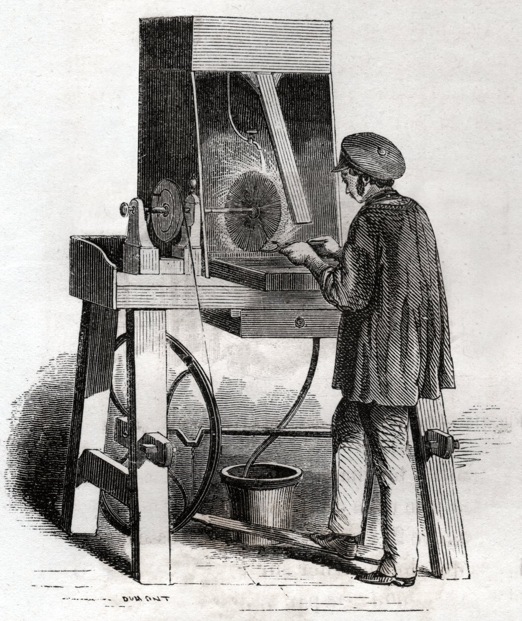 Trabalhador em Silversmithery. Trabalhador em Silversmithery. de Frederick (attr. to) Barnard