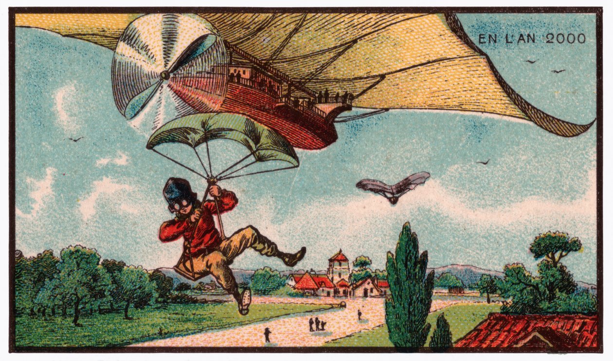 Pára-quedas, c.1910 de . .