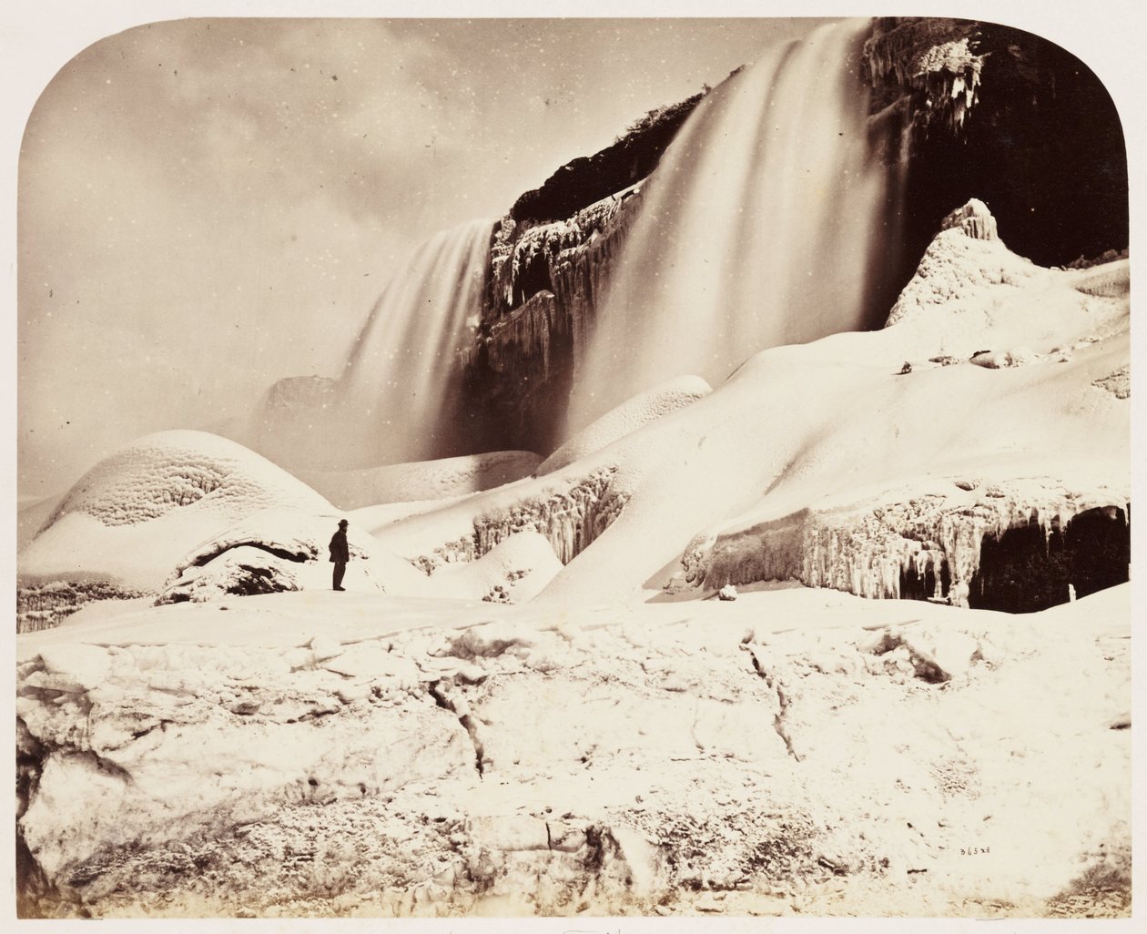 Parte de American Falls, com Caves de John Pardon