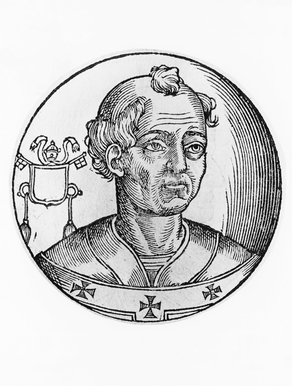Retrato de Anastasius III (falecido em 913) de William Walcutt