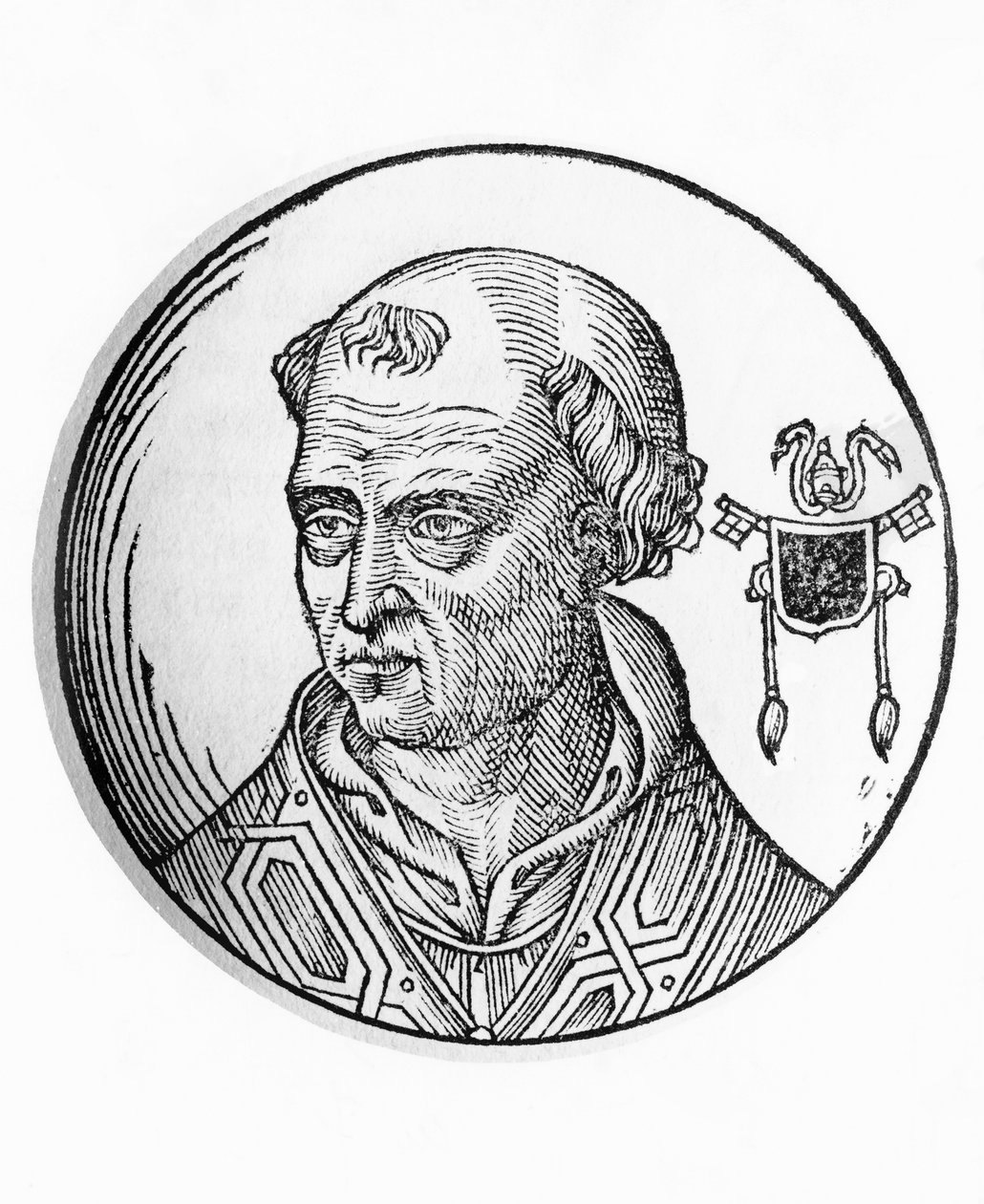 Retrato de Benedito III (falecido em 858) de William Walcutt