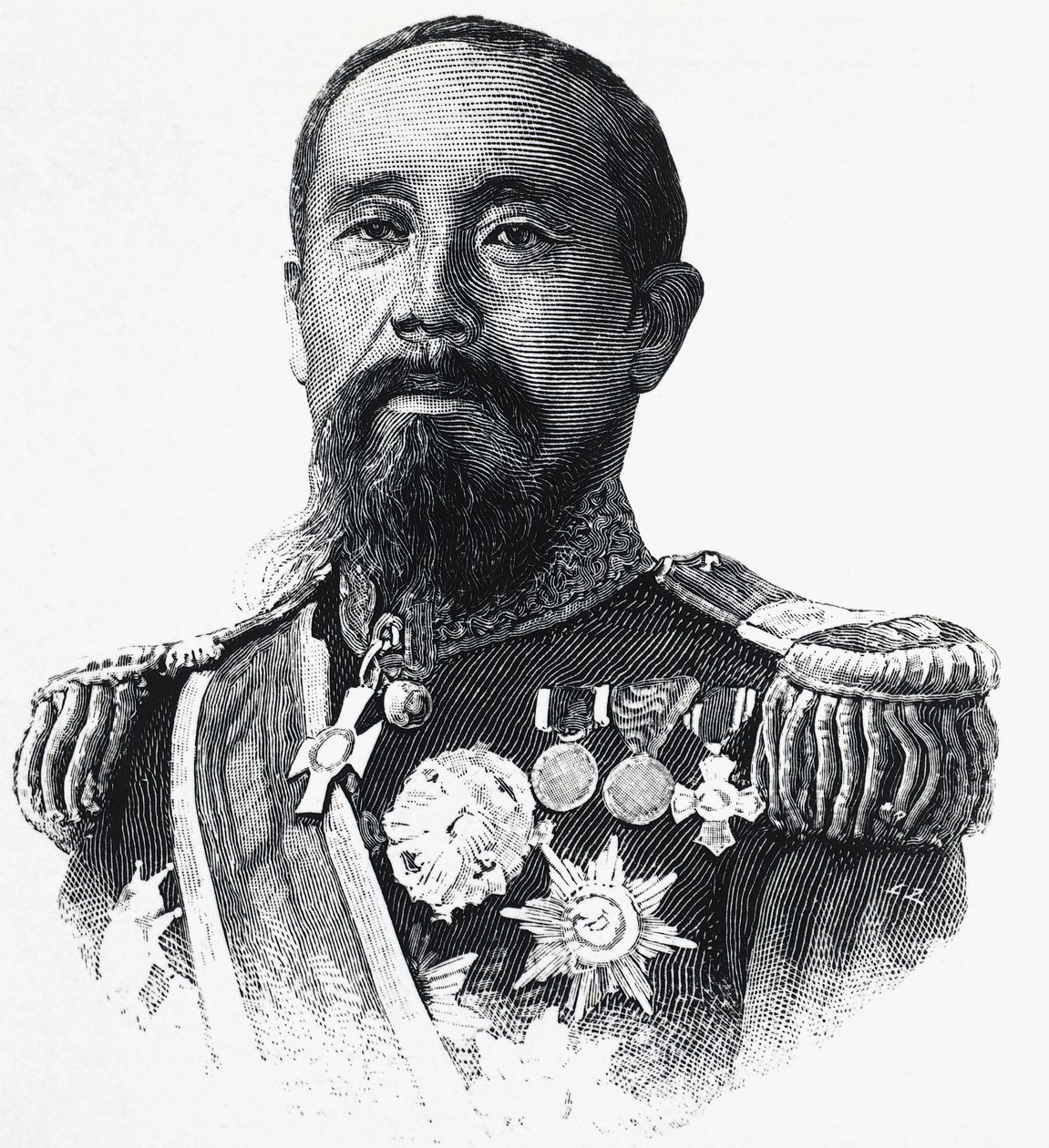Retrato de Ito Hirobumi (1841-1909), político japonês de William Walcutt
