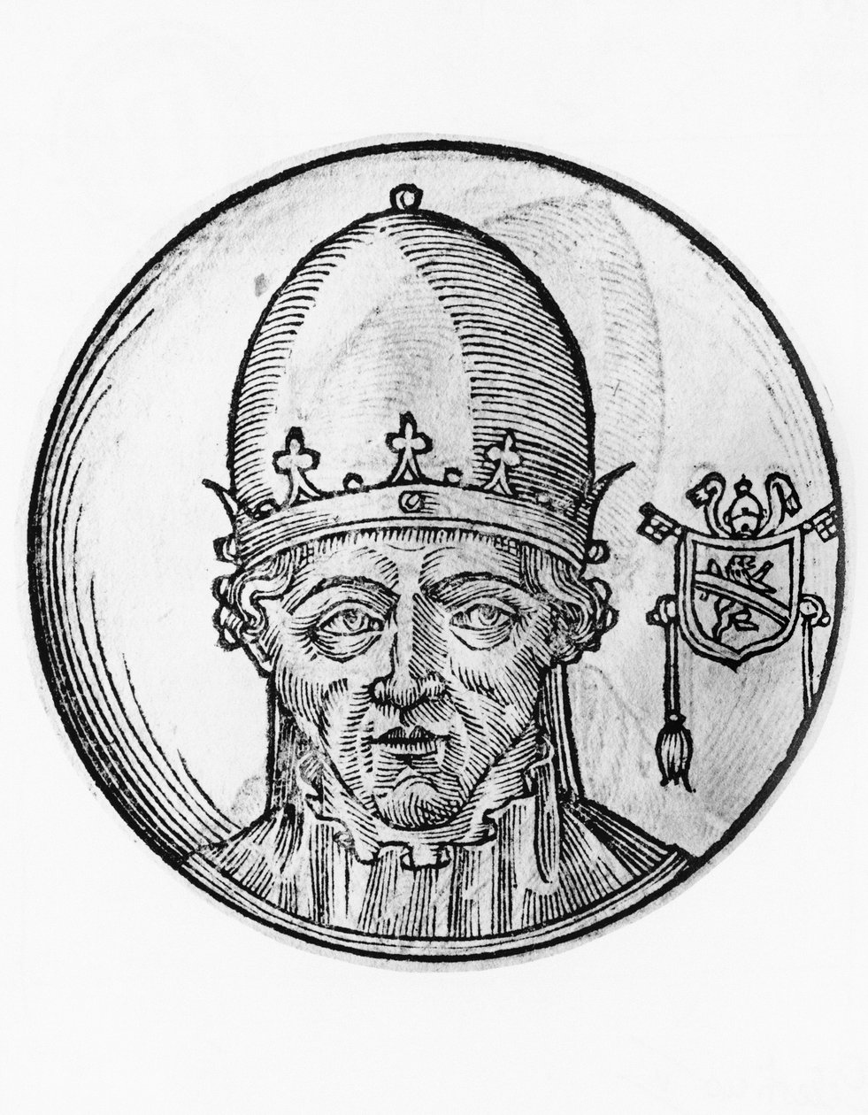 Retrato de São Celestino V (Pietro Angelerio de William Walcutt