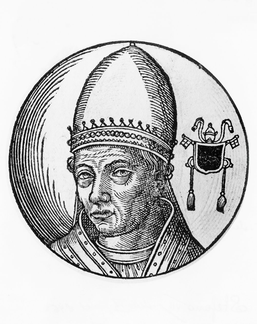Retrato de Estêvão VII, ou VIII (falecido 931) de William Walcutt