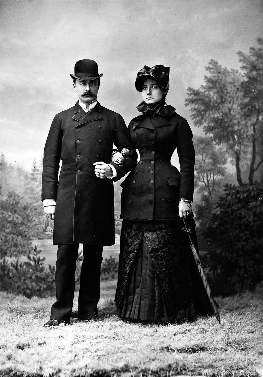 Retrato de um casal de Henry Charles Fehr