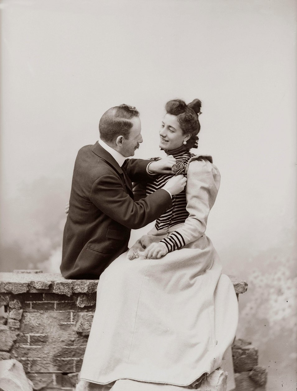 Retrato de um homem e uma mulher de Henry Charles Fehr
