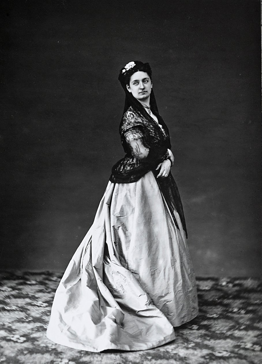 Retrato de mulher com xaile de Henry Charles Fehr