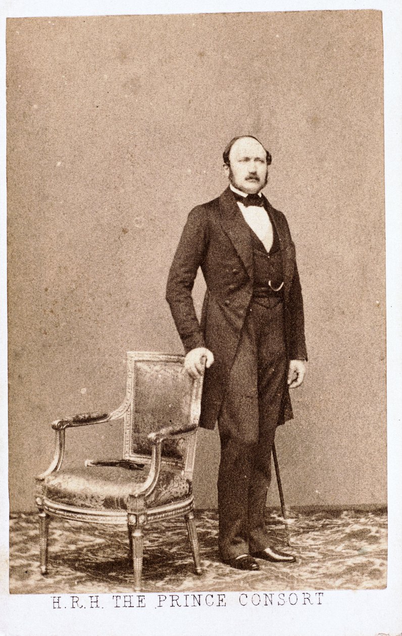 Príncipe Alberto, Consorte da Rainha Vitória, c 1860 de Frederick (attr. to) Barnard