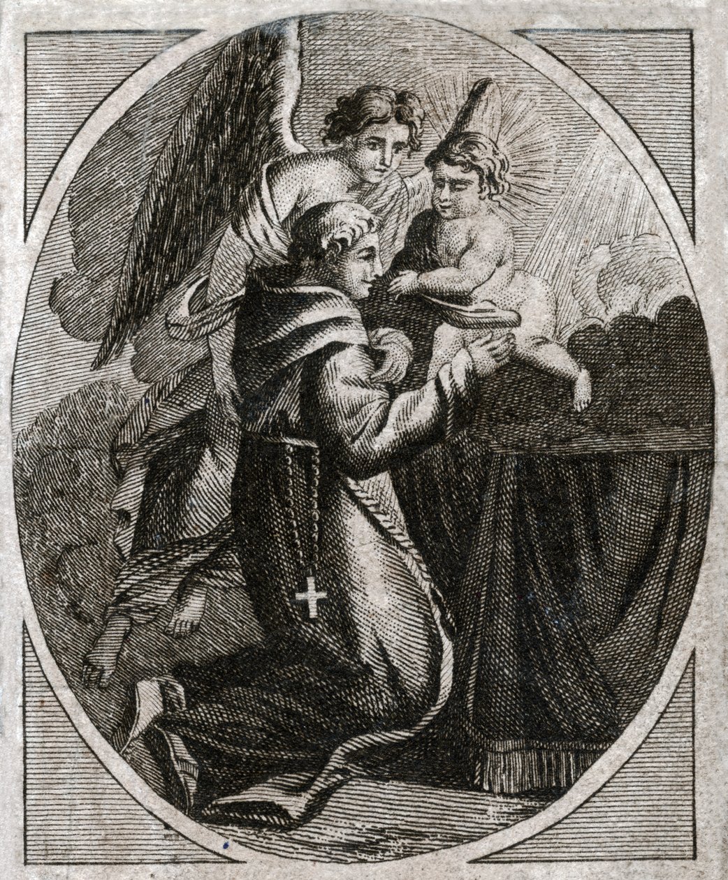Santo António de Pádua, início do século XIX (gravura) de . .