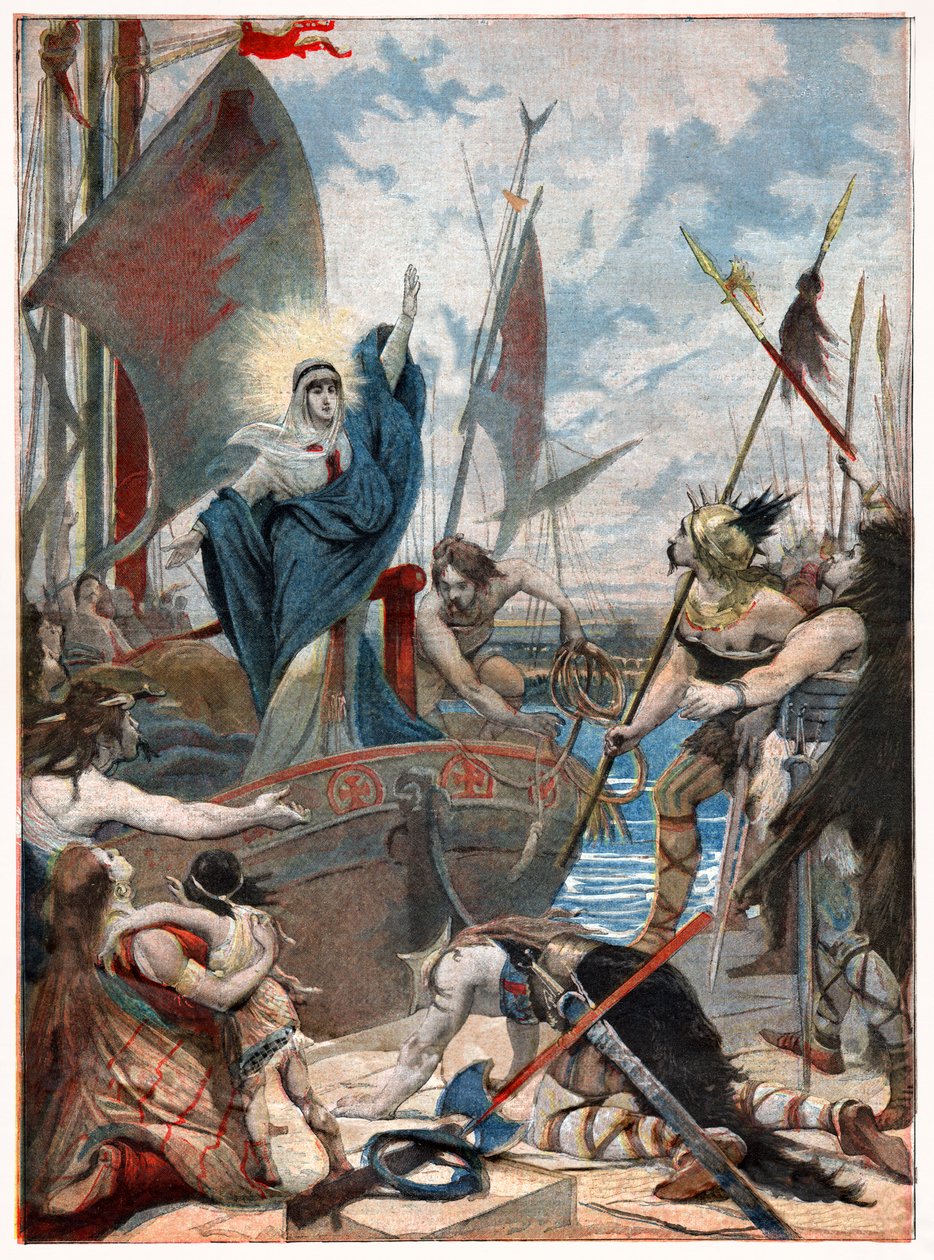 Saint Genevieve durante o cerco de Paris de . .
