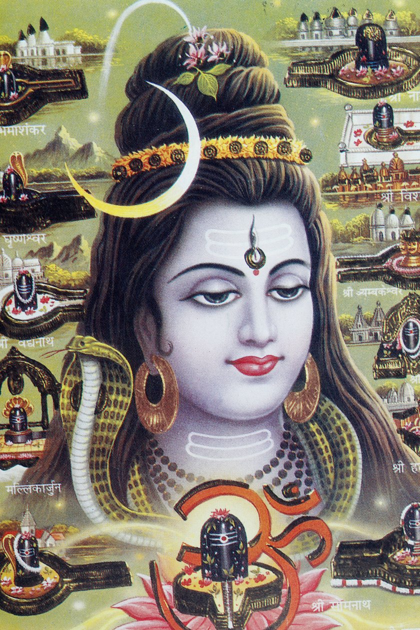 Shiva, o deus hindu da transformação ou destruição. de . .