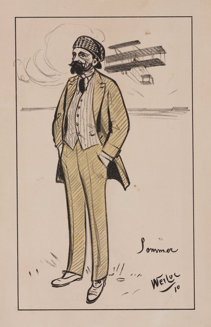 Sommer, aviador de Frederick (attr. to) Barnard