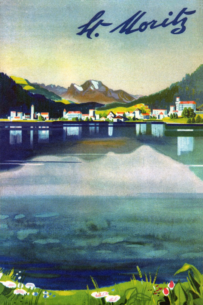 São Moritz, cerca de 1930 de . .