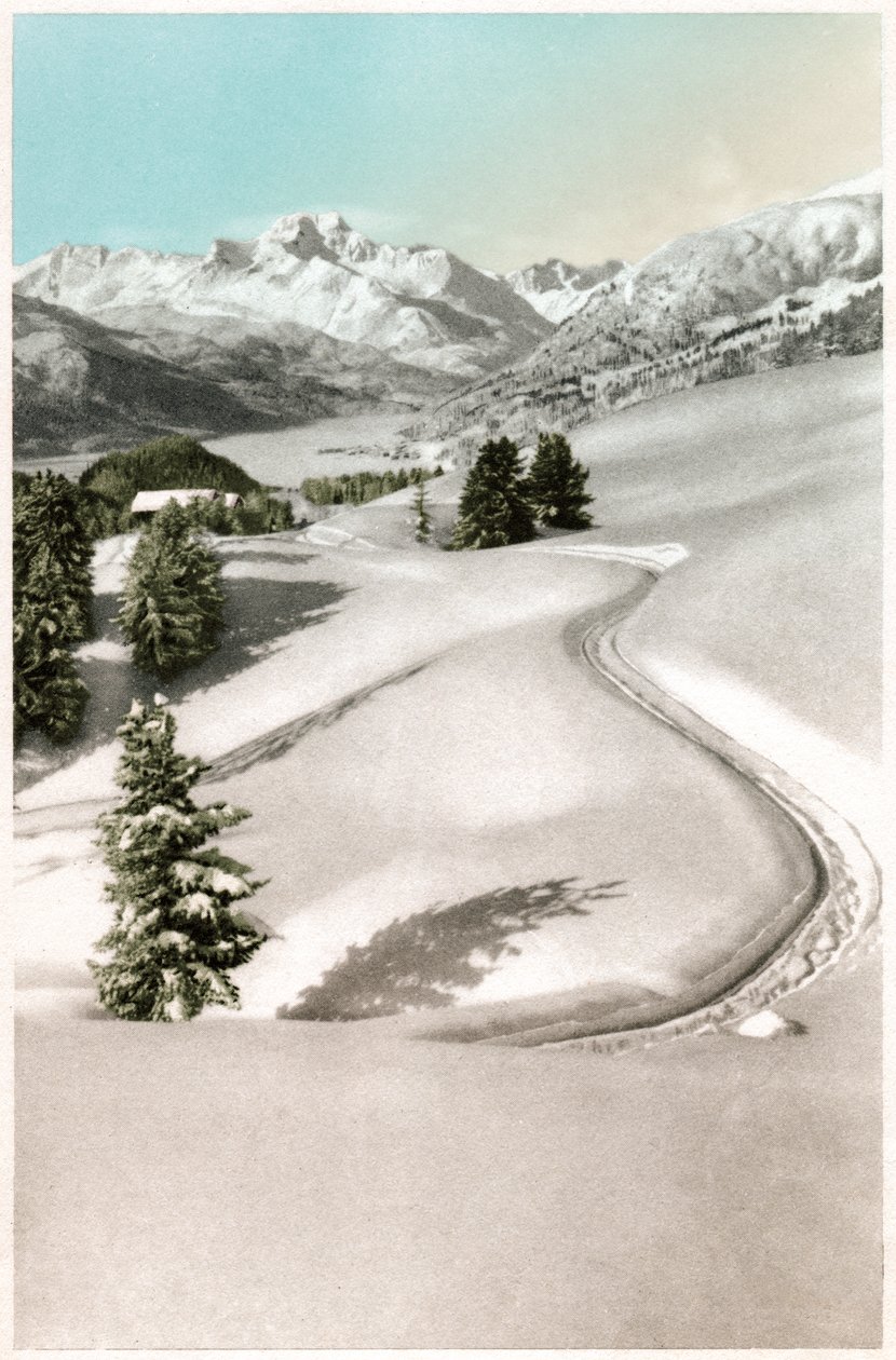 São Moritz, cerca de 1930 de . .