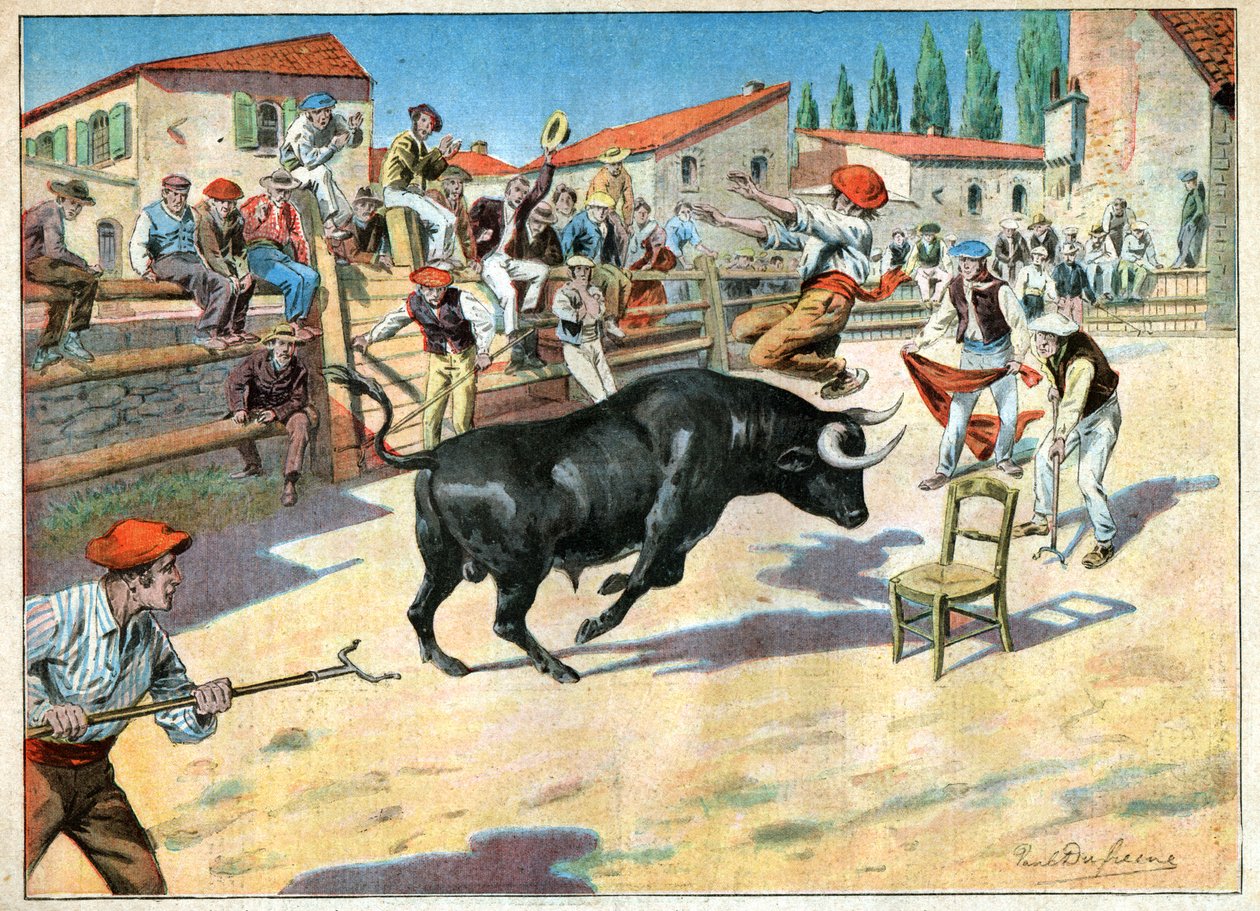 Taureaux en Camargue. Taureaux em Camargue. de John Pardon