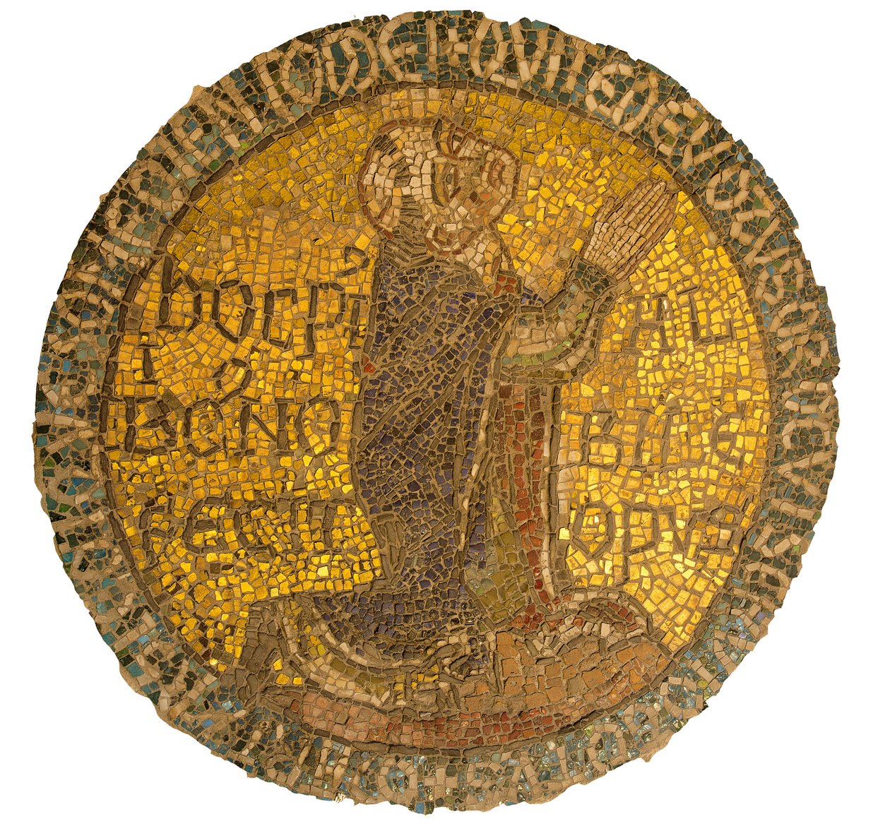 O monge Alberic (Saint Aubry de Citeaux, falecido em 1109) em oração - Basílica de Saint-Denis (Saint Denis) - França, Ile-de-France, Seine-Saint-Denis de . .
