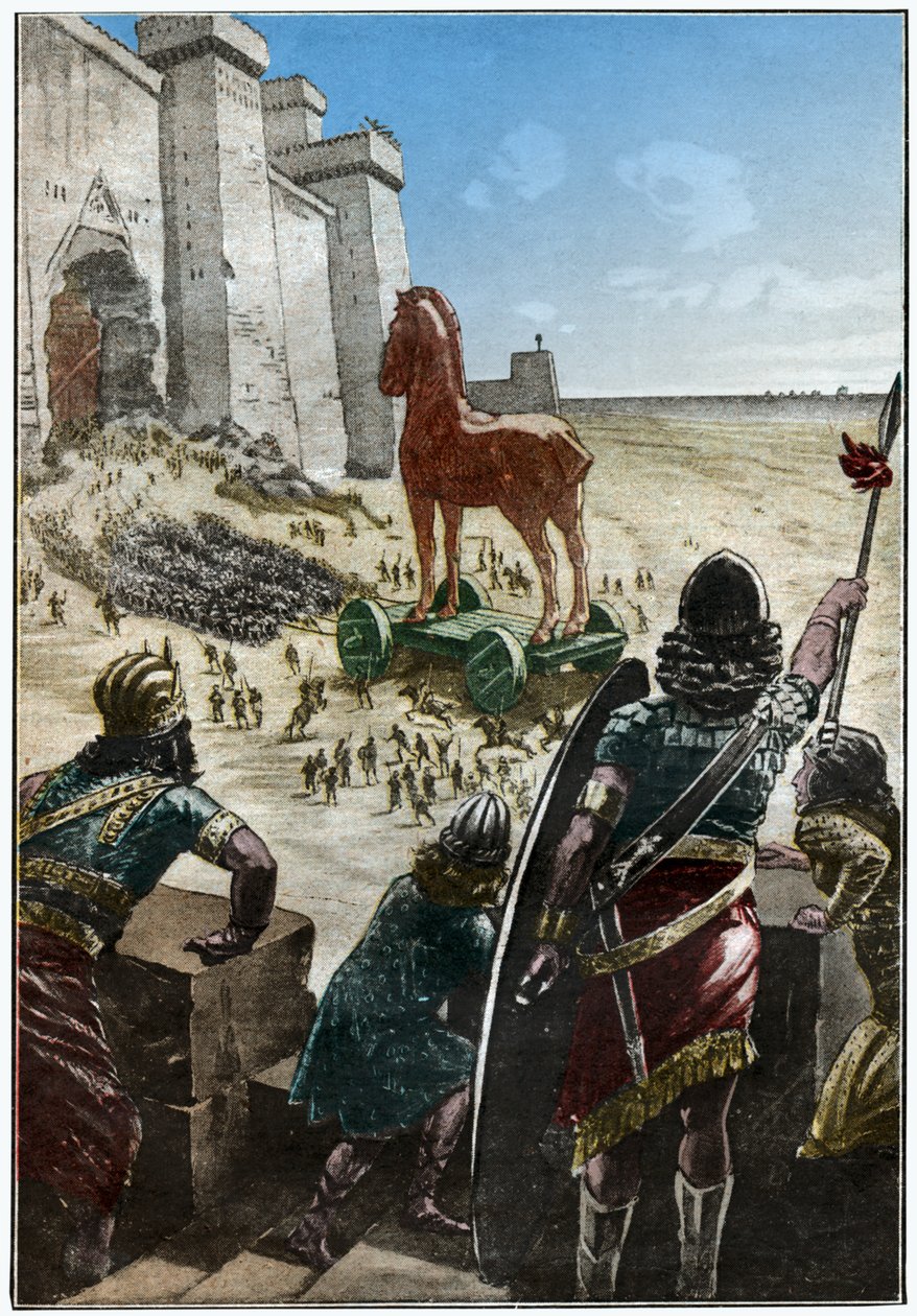 O cavalo de Tróia de . .