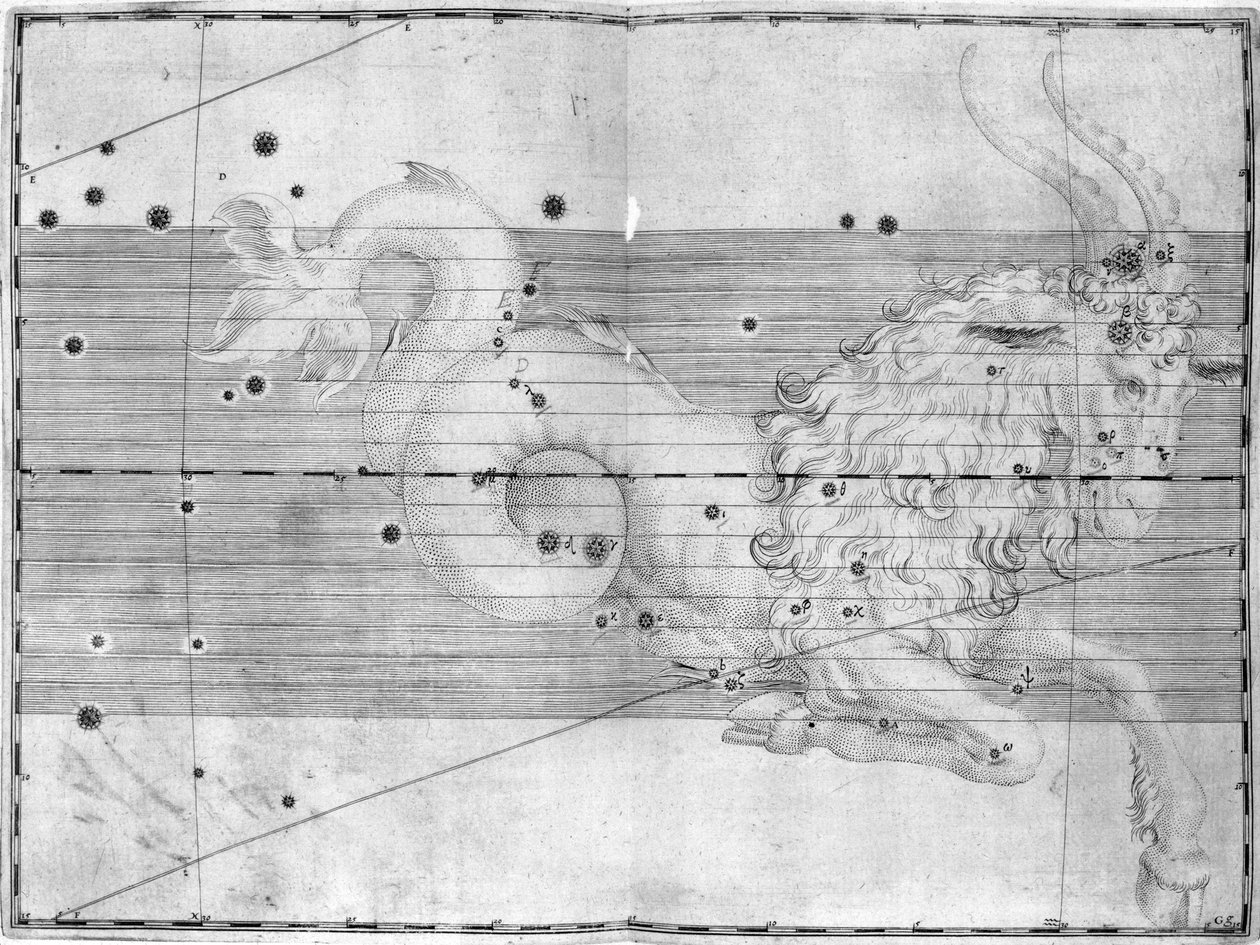A constelação Capricórnio de Frederick (attr. to) Barnard