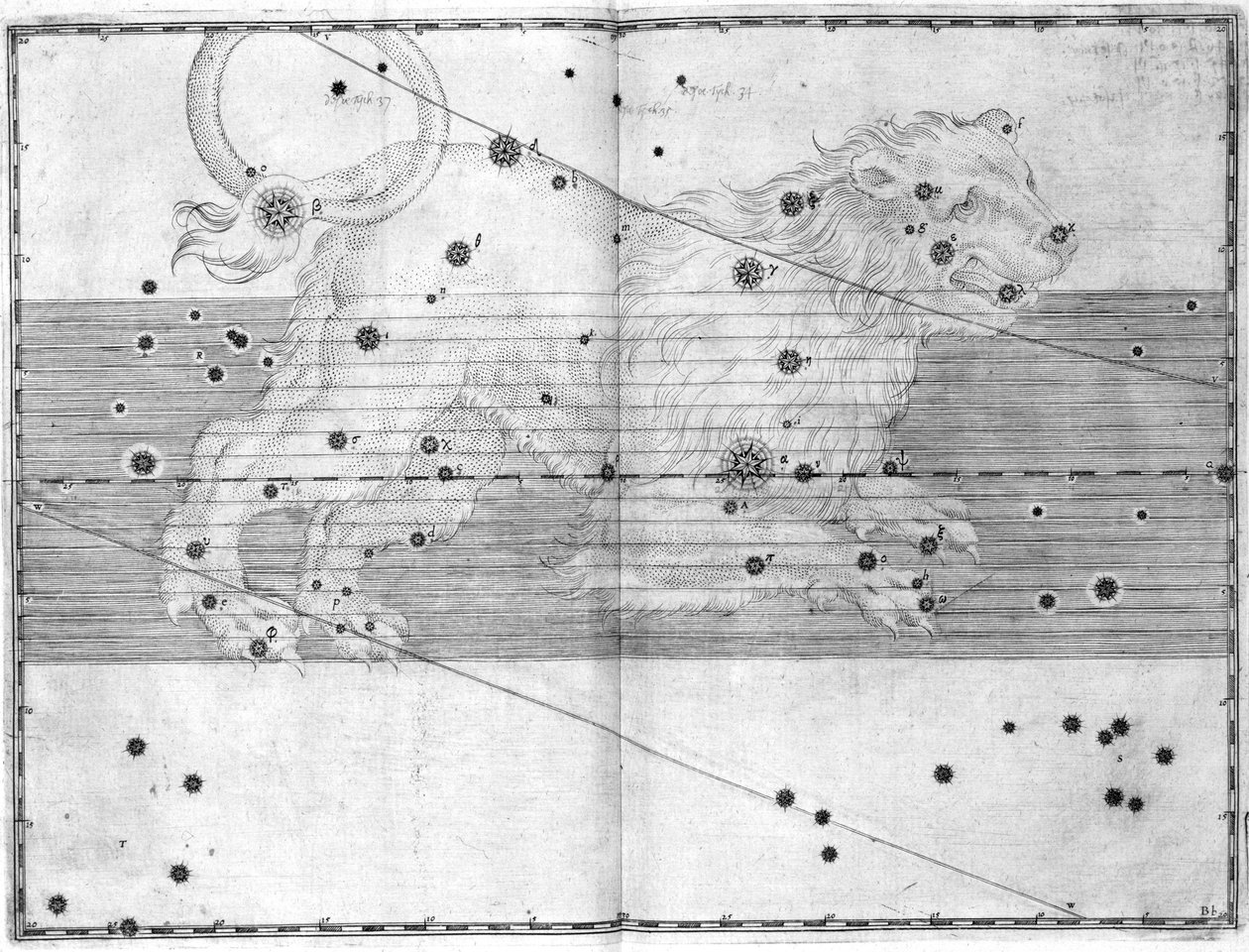 A constelação Leo de Frederick (attr. to) Barnard