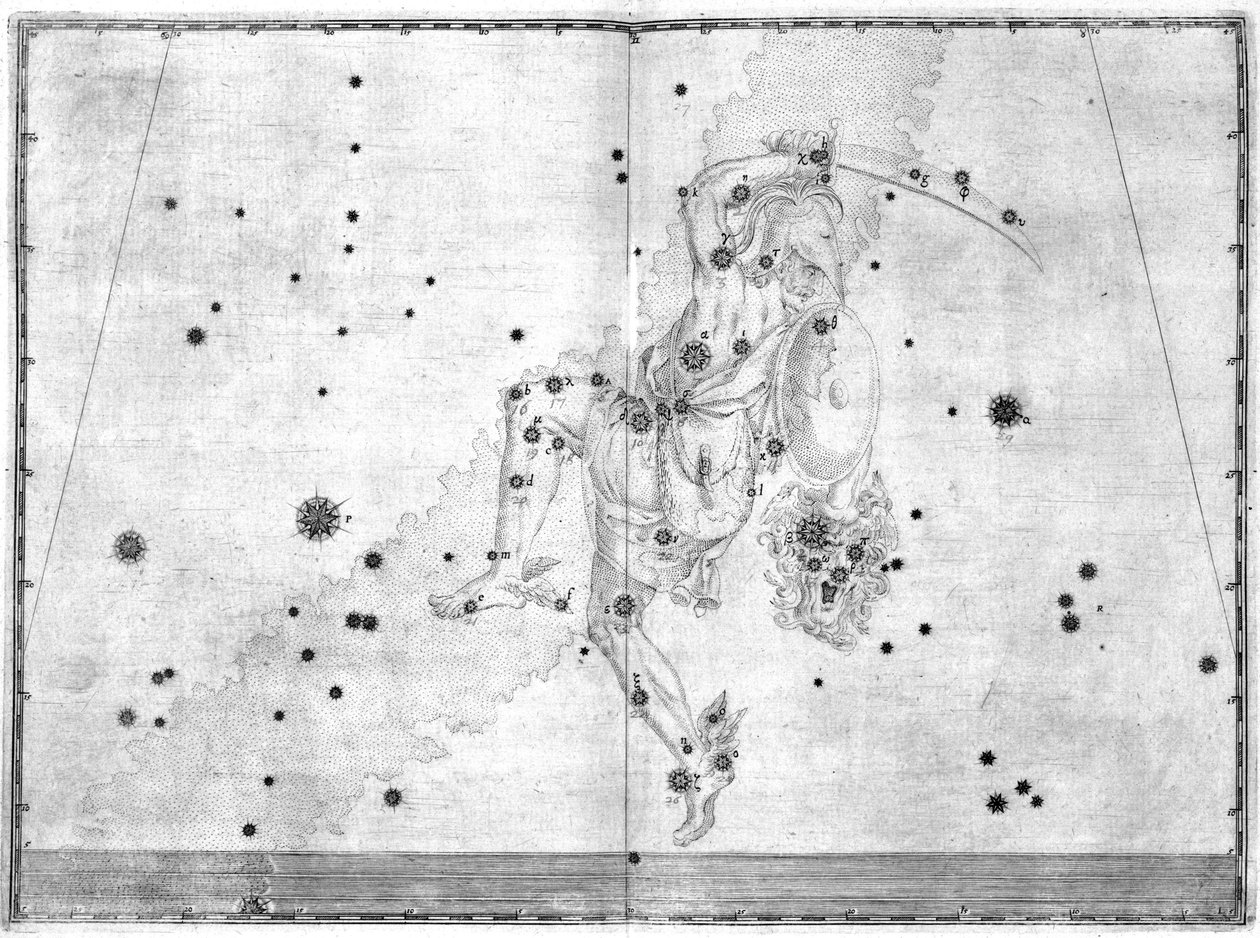 A constelação Perseus de Frederick (attr. to) Barnard