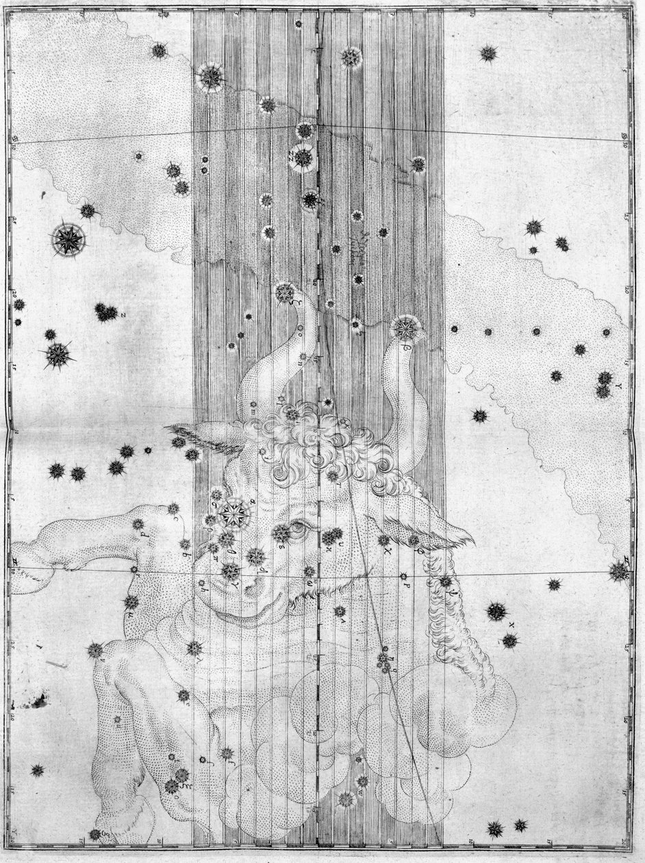 A constelação Taurus de Frederick (attr. to) Barnard