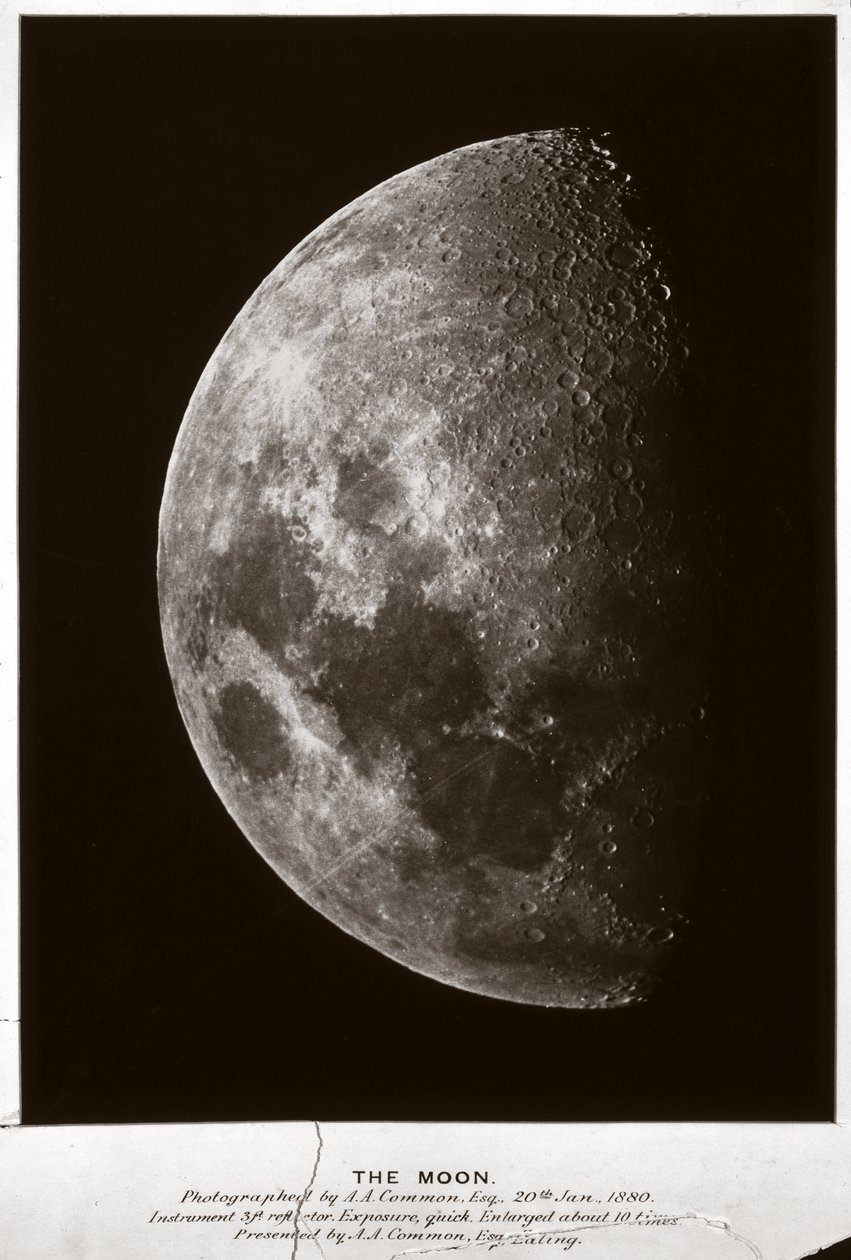 A lua gibosa de Frederick (attr. to) Barnard