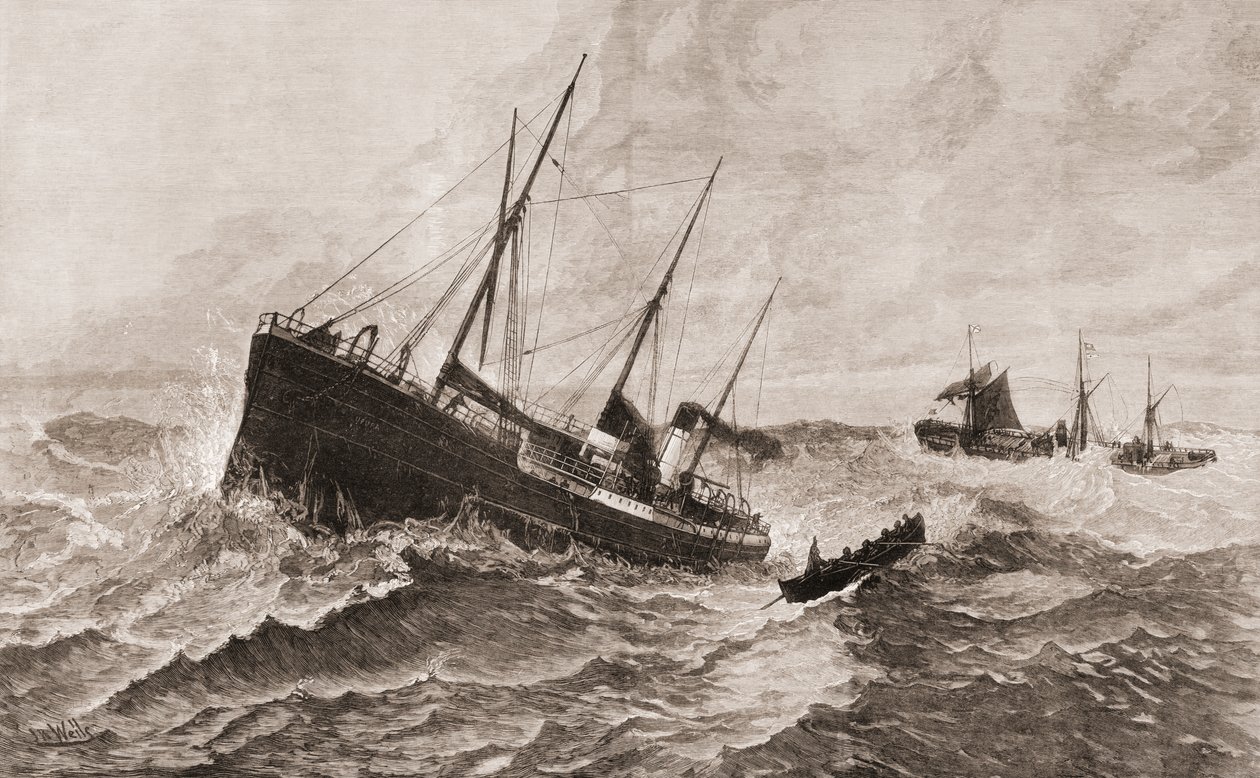 A perda do navio a vapor Clan Macduff de . .