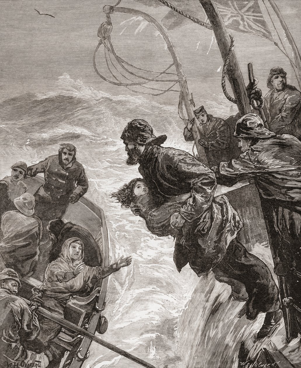 A perda do navio a vapor Clan Macduff de . .