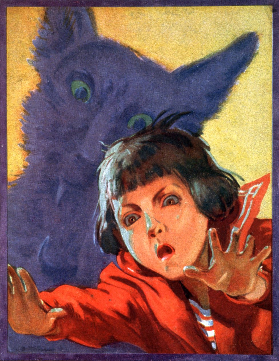 O lobisomem. 1923 (gravura) de . .
