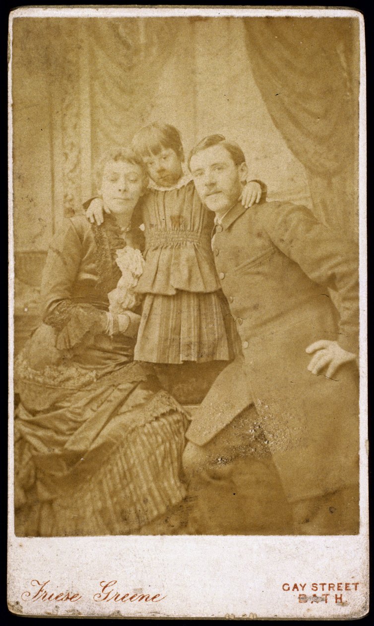 William Friese-Greene, c 1880, cineasta, e família de Henry Charles Fehr