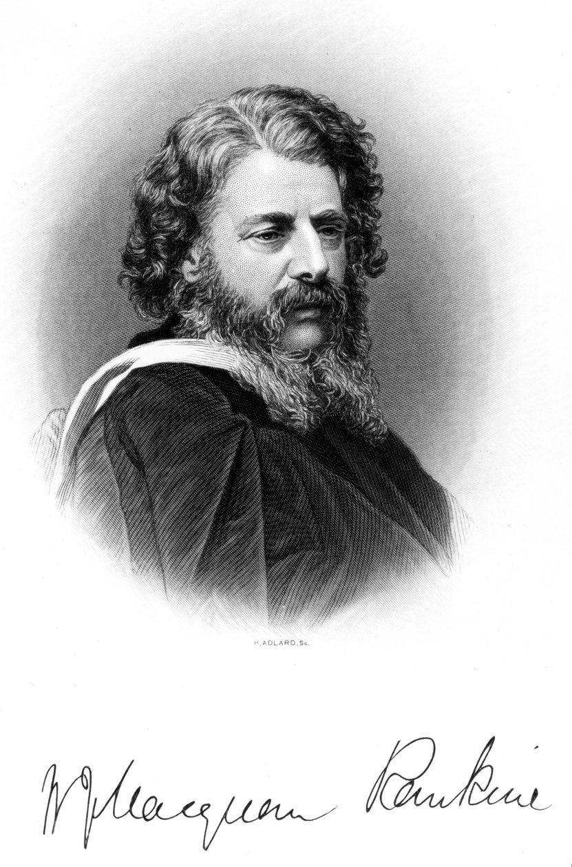 William John MacQuorn Rankine, engenheiro civil escocês, c 1860-1869 de Ferdinand Georg Waldmuller