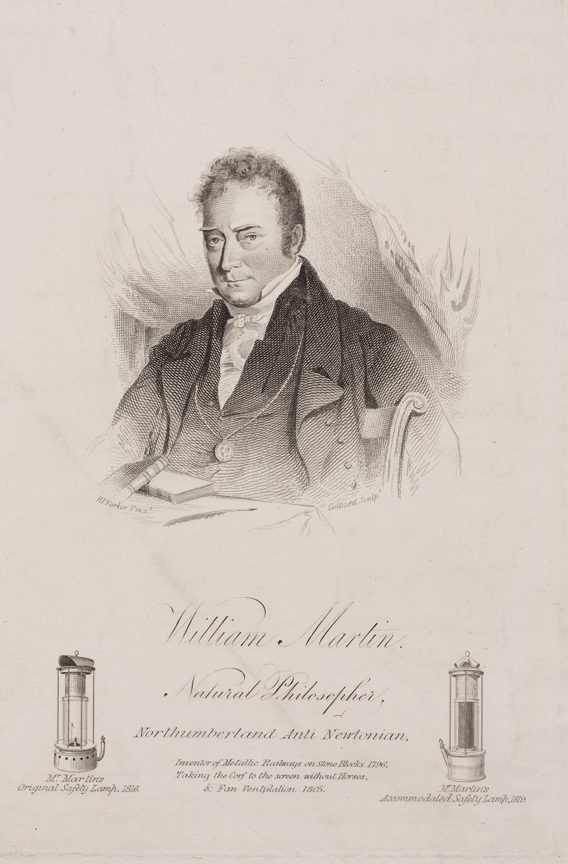 William Martin, poeta e físico inglês, c 1820s de Frederick (attr. to) Barnard