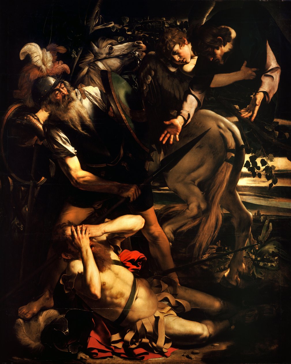 A conversão de São Paulo de Michelangelo Merisi da  Caravaggio